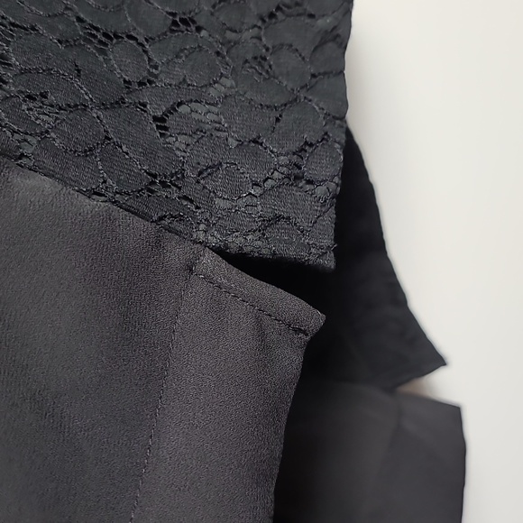 BANANA REPUBLIC NWT Lined Lace Sleeveless Tank Top in Black Size Petite Small - Picture 14 of 14